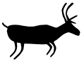 petroglyph deer