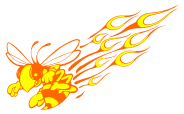 flaming hornet