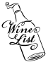 wine list