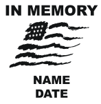 memorial flag