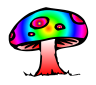 psycedelic mushroom