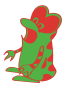 cartoon  frog