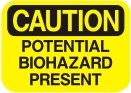 potential biohazard present