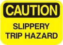 slipery trip hazard