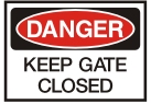 keep gate closed
