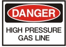 high pressure gas line