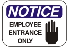 employee entrance