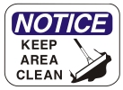 keep area clean