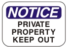private property keep out