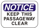 passageway clear